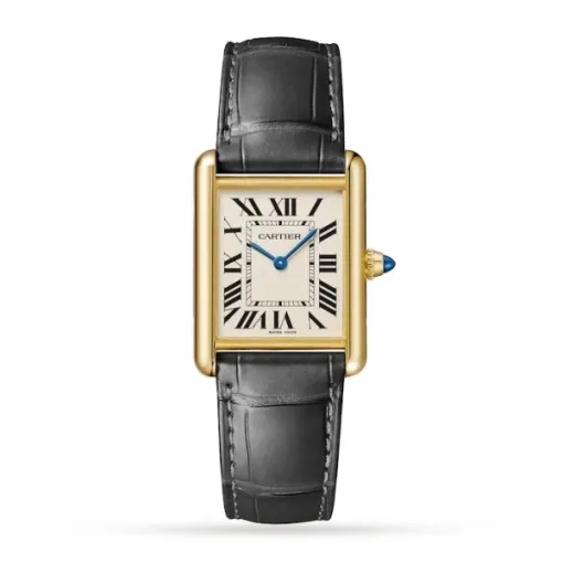 00582F06-BCA4-15C4-C774-9FA7BF997407.webp Cartier Tank Louis Men Quartz White Alligator Watch WGTA0067