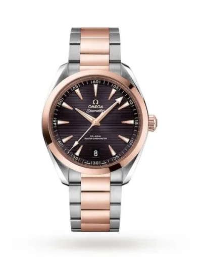 00A59C61-FC18-B0DD-7E85-3299B4C4106F.webp Omega Seamaster Aqua Terra Men Automatic Brown Bicoloured Watch O22020412106001