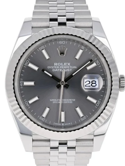 Superclone Rolex Datejust 41mm Rhodium Dial 126334 Jubilee