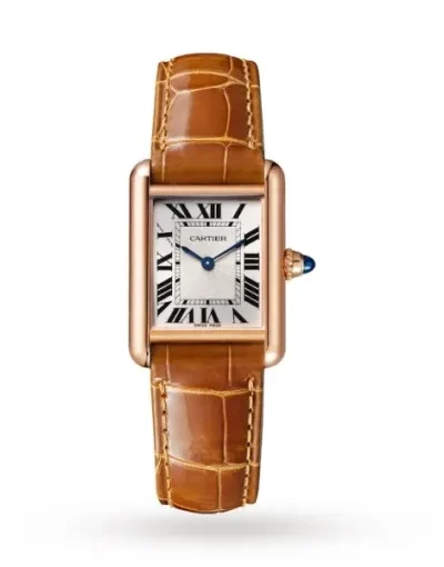 Cartier Tank Louis Women Automatic Silver Alligator Watch WGTA0010