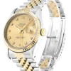 Rolex Datejust 36mm Champagne Diamonds Dial 16233