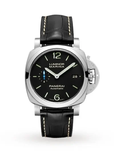 045C4DA8-C548-44EC-4065-9054330E3320.webp Panerai Luminor Men Automatic Black Alligator Watch PAM01392