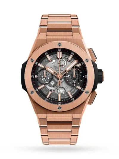 Hublot Big Bang Men Automatic Black 18ct Rose Gold Watch 451.OX.1180.OX