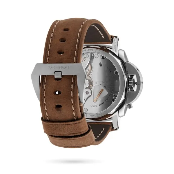Panerai Luminor Men Automatic Black Calf Watch PAM00422