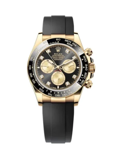 Superclone Rolex Daytona 40 mm Black Dial Yellow Gold 126518LN