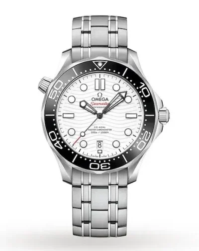 Omega Seamaster Men Automatic White Stainless Steel Watch O21030422004001