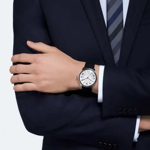 094476ED-CC8E-85F4-C90A-CCA96A0556CB.webp Cartier Ronde de Cartier Men Automatic Silver Leather Watch WSRN0022