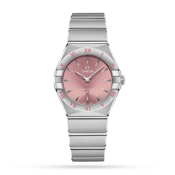 099BDAC7-0169-20C6-7E4F-90370AC07419.webp Omega Constellation Women Quartz Pink Stainless Steel Watch O13110286011001