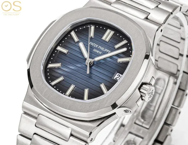 0ADA2686-4850-AD82-50C3-CDFE1D60A53D.webp OSFactory Steel King Blue Nautilus Watch