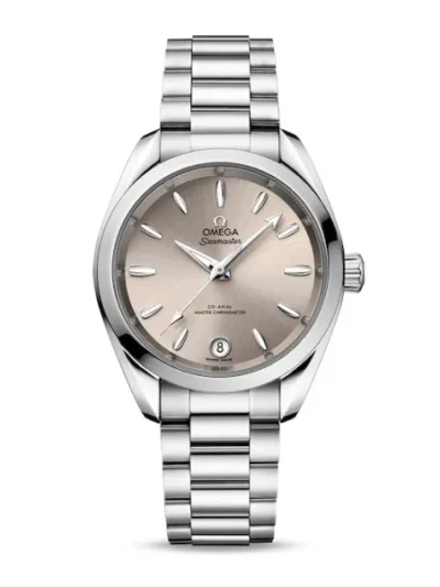 0B7E179A-4BE6-A02B-09C0-10AA97DE50A8.webp Omega Aquaterra Women Automatic Ivory Stainless Steel Watch O22010342009001