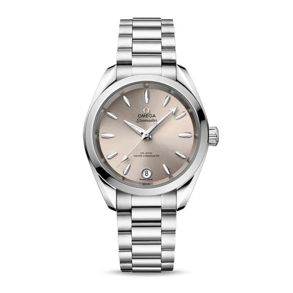 0B7E179A-4BE6-A02B-09C0-10AA97DE50A8.webp Omega Aquaterra Women Automatic Ivory Stainless Steel Watch O22010342009001