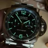 Panerai Luminor Men Automatic Blue Rubber Watch PAM01110