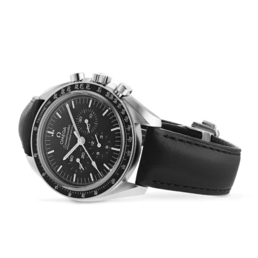 0C116EC8-87E4-D7BA-D547-9D799C9CB280.webp Omega Speedmaster Men Automatic Black Leather Watch O31032425001002