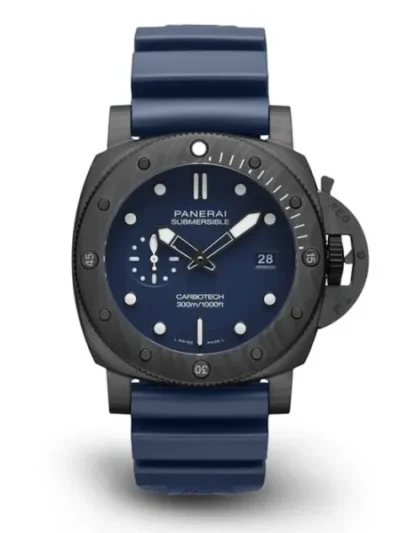 0CCA4E9C-454E-6F30-419C-CF01E2C03175.webp Panerai Submersible Men Automatic Blue Rubber Watch PAM01232
