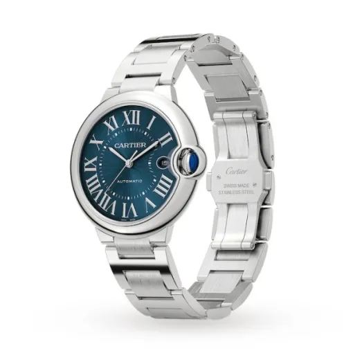 0D4CEE40-B5CA-42ED-45E0-3955A97CF661.webp Cartier Ballon Bleu de Cartier Men Automatic Blue Stainless Steel Watch WSBB0061