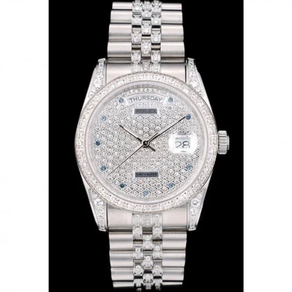 Rolex Day-Date 36mm Diamond Dial 41985