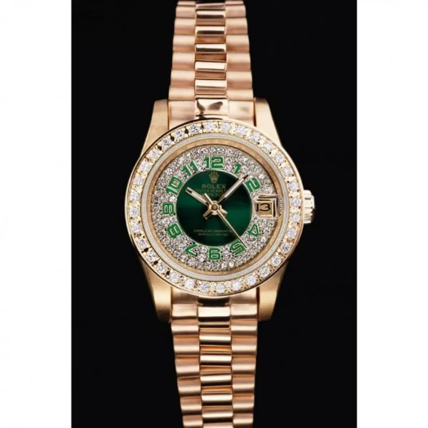 Rolex Datejust 28mm Green Dial RL39
