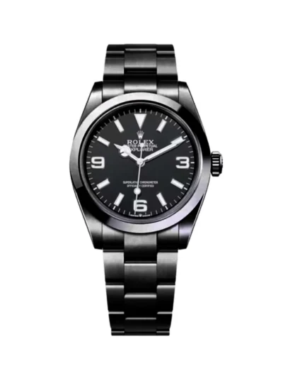 Superclone Rolex Explorer 40 mm Black Dial 128238