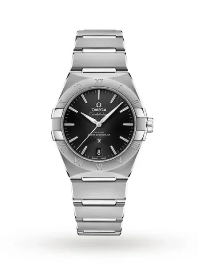 10DA1147-CD09-CDEF-4E6A-D55355A6BF5A.webp Omega Constellation Men Automatic Black Stainless Steel Watch O13110362001001