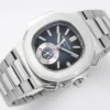 Patek Philippe 5980 Silver Chronograph Watch