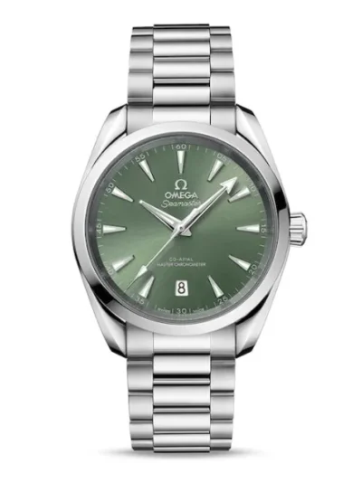 1258BE8B-78E5-F4FD-CAFC-DA99C3E9AB76.webp Omega Aquaterra Unisex Automatic Green Stainless Steel Watch O22010382010002