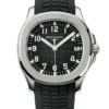Patek Philippe Aquanaut Date Black Strap Stainless Steel 5167A-001