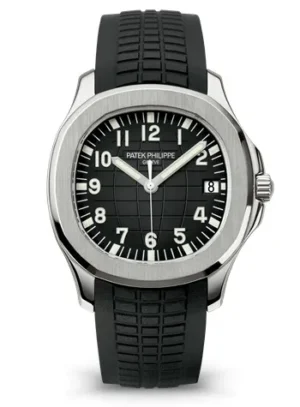 1410A1D4-5523-A3F4-B5E6-8320C4537489.webp Patek Philippe Aquanaut Date Black Strap Stainless Steel 5167A-001