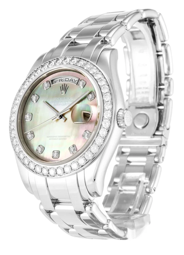 Rolex Day-Date 36mm Mother of Pearl   Black Dial 18946