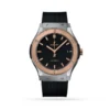 Hublot Classic Fusion Men Automatic Black Rubber Watch 511.NO.1181.RX