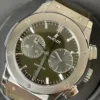 Hublot Classic Fusion Men Automatic Green Alligator Watch 541.NX.8970.LR