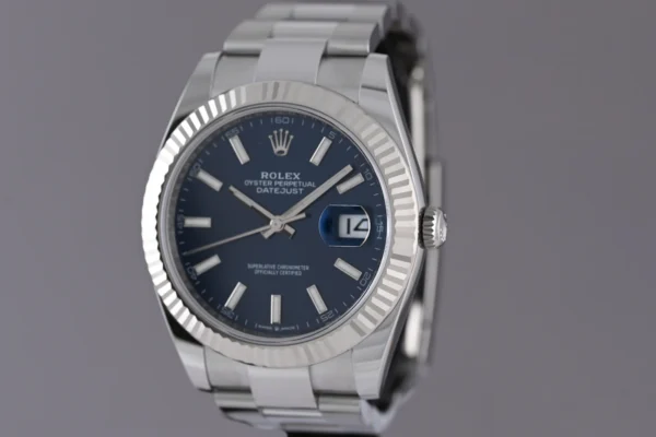 Rolex Datejust 41mm Blue Dial 126334 Oyster