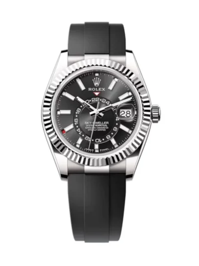 Superclone Rolex Sky-Dweller 42 mm Bright black Dial 336239