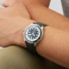 Breitling Superocean Men Automatic Green Rubber Watch A17376A31L1S1