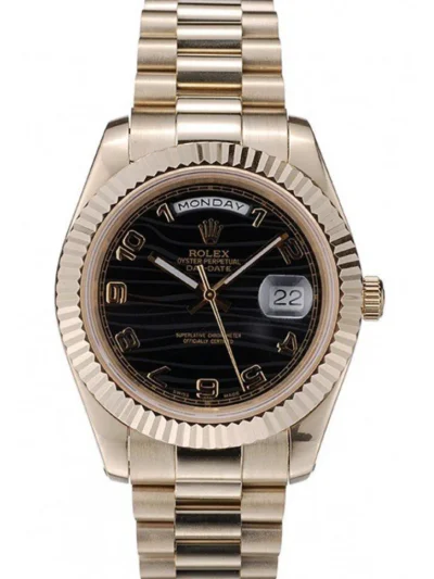 Superclone Rolex Day-Date 40mm Black Dial 41998