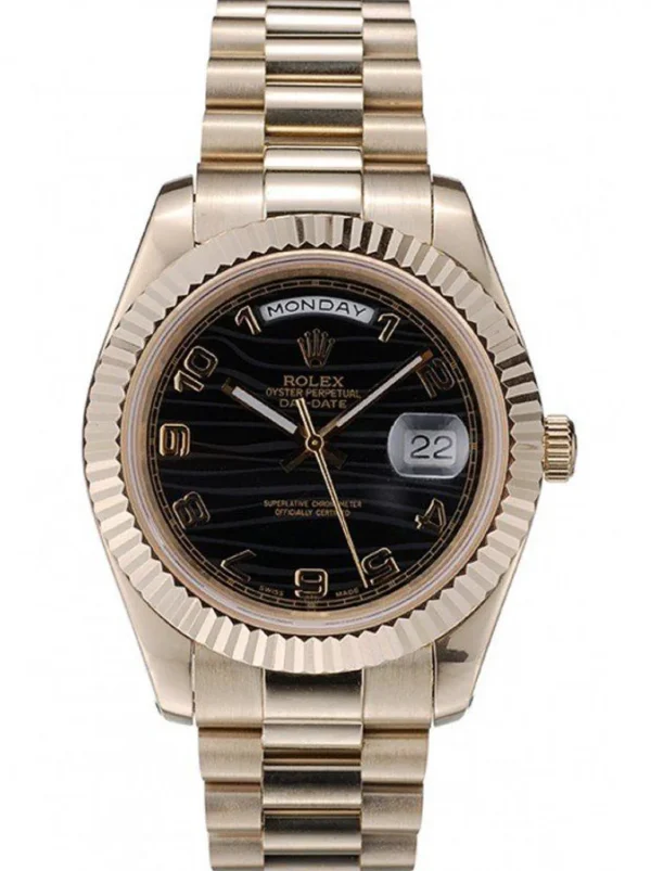 Superclone Rolex Day-Date 40mm Black Dial 41998