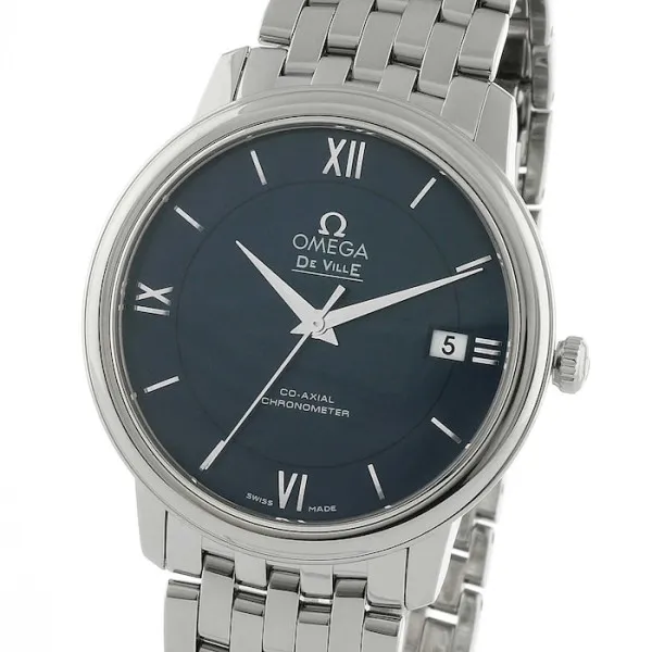 18393775-D911-5C3F-ECC0-135C8180C8E9.webp Omega De Ville Men Automatic Blue Stainless Steel Watch O42410402003001