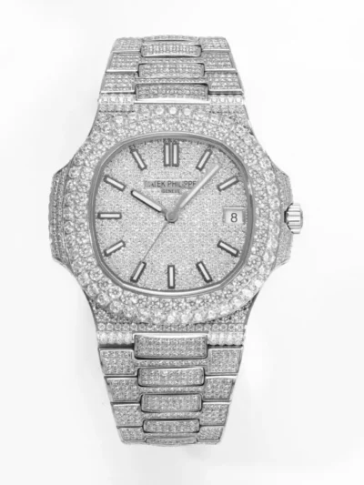 Patek Philippe Nautilus Full Star Platinum Watch