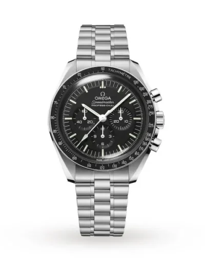 Omega Speedmaster Men Automatic Black Stainless Steel Watch O31030425001001