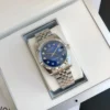 Couple Watches Rolex Datejust 36/28mm SS/SS Jub Blue/Dial