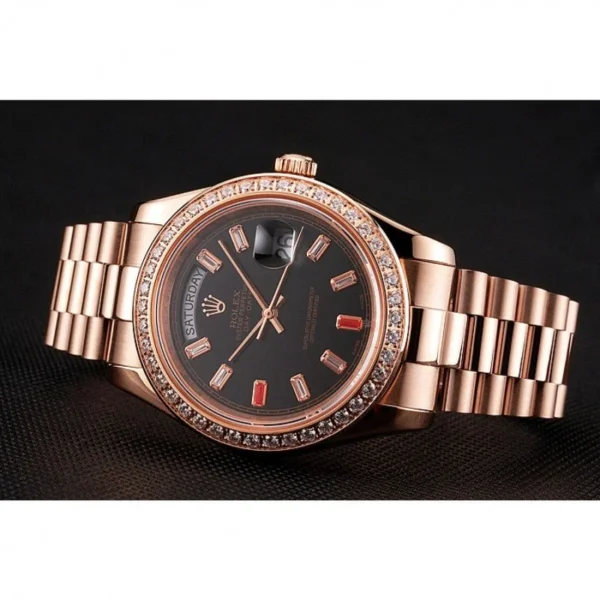 Superclone Rolex Day-Date 40mm Black Dial 1454102