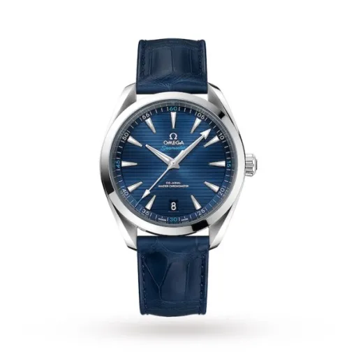 1DF9F35F-6F9F-74BF-68F2-9FB7A82B3406.webp Omega Seamaster Aqua Terra Men Automatic Blue Leather Watch O22013412103001