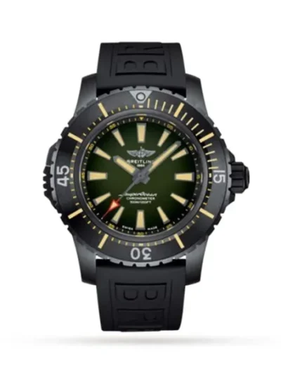1E996EDF-D650-077B-4013-EA01E4A288B0.webp Breitling Superocean Men Automatic Green Rubber Watch V17369241L1S1