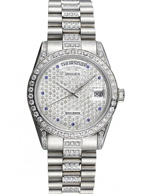 Superclone Rolex Day-Date 37mm Diamond Dial 621612
