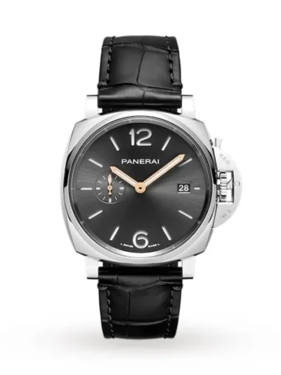 216F86DB-AA18-9B37-DED4-E3D449F1EDF5.webp Panerai Luminor Due Men Automatic Black Alligator Watch PAM01250