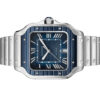 21CBF5AB-FDCF-3682-C2C1-8DD04B28C8FF.jpg Cartier Santos de Cartier Men Automatic Blue Stainless Steel Watch WSSA0048