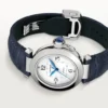 Cartier Pasha de Cartier Women Automatic Silver Alligator Watch WSPA0012