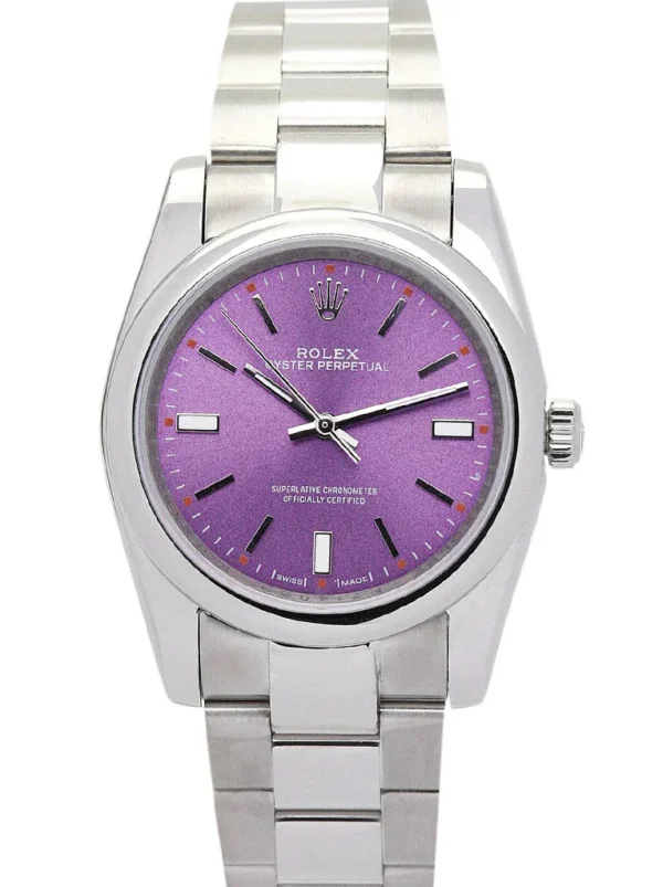 247586C8-1862-1CD0-CCF2-CAD1EB5067E8.webp Rolex Oyster Perpetual Lady 31mm Purple Dial 177200