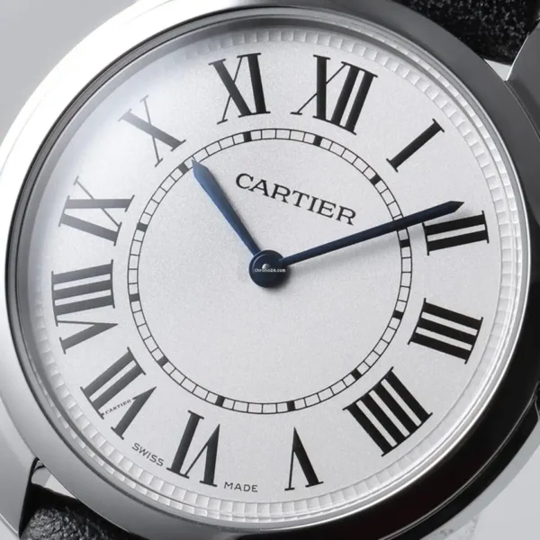 254B68D3-1DE3-0A16-1E48-FDE38F540D36.webp Cartier Ronde Must Women Quartz Silver Calf Watch WSRN0030