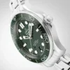 Omega Seamaster Men Automatic Green Stainless Steel Watch O21030422010001