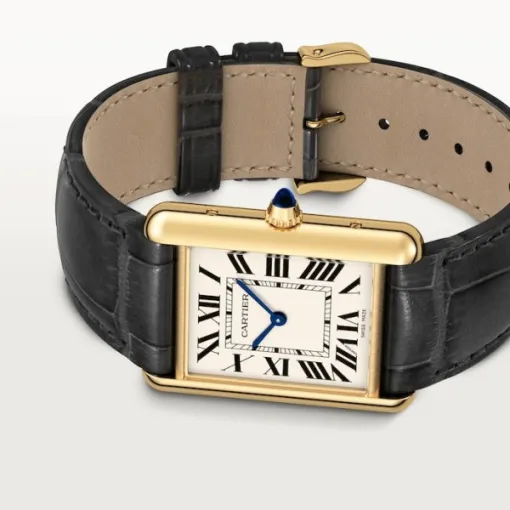 2615131E-9990-7682-10AE-33ADCC0DFF55.webp Cartier Tank Louis Men Quartz White Alligator Watch WGTA0067